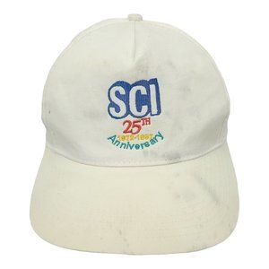 Vintage 1997 SCI 25th Anniversary Snapback Cap Trucker Baseball Hat Embroidered